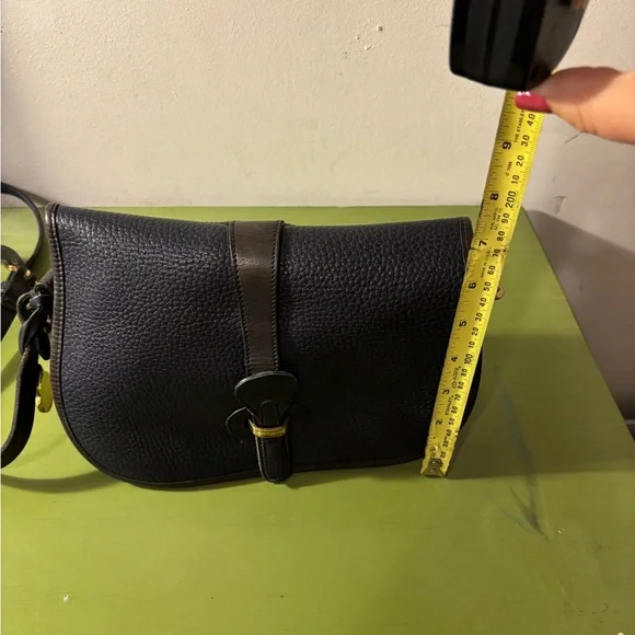 Vintage Dooney & Burke Black Leather Shoulder Bag - Picture 6 of 8